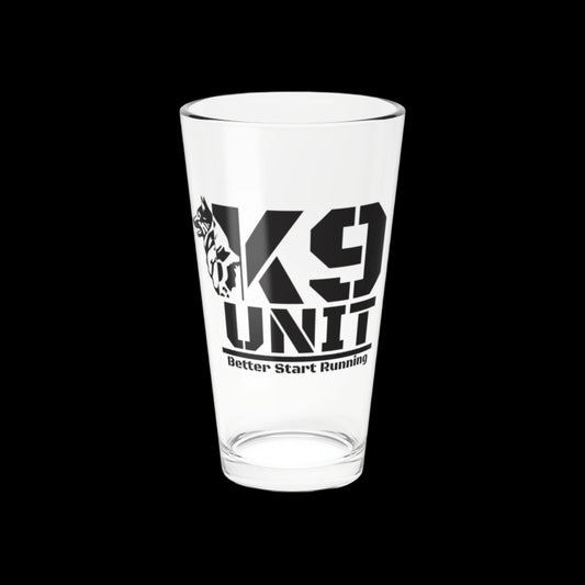 "K9 Unit" Pint Glass, 16oz