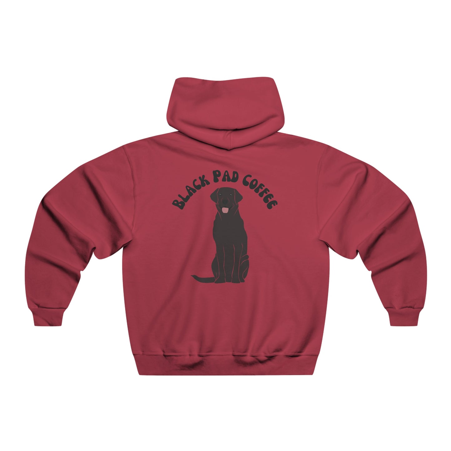 Hooded Black Dog Sweatshirt