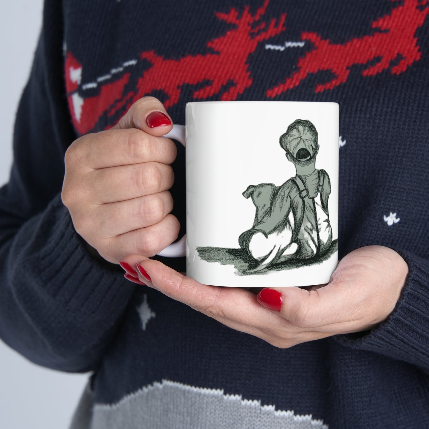 "A Boy and His Dog" Mug