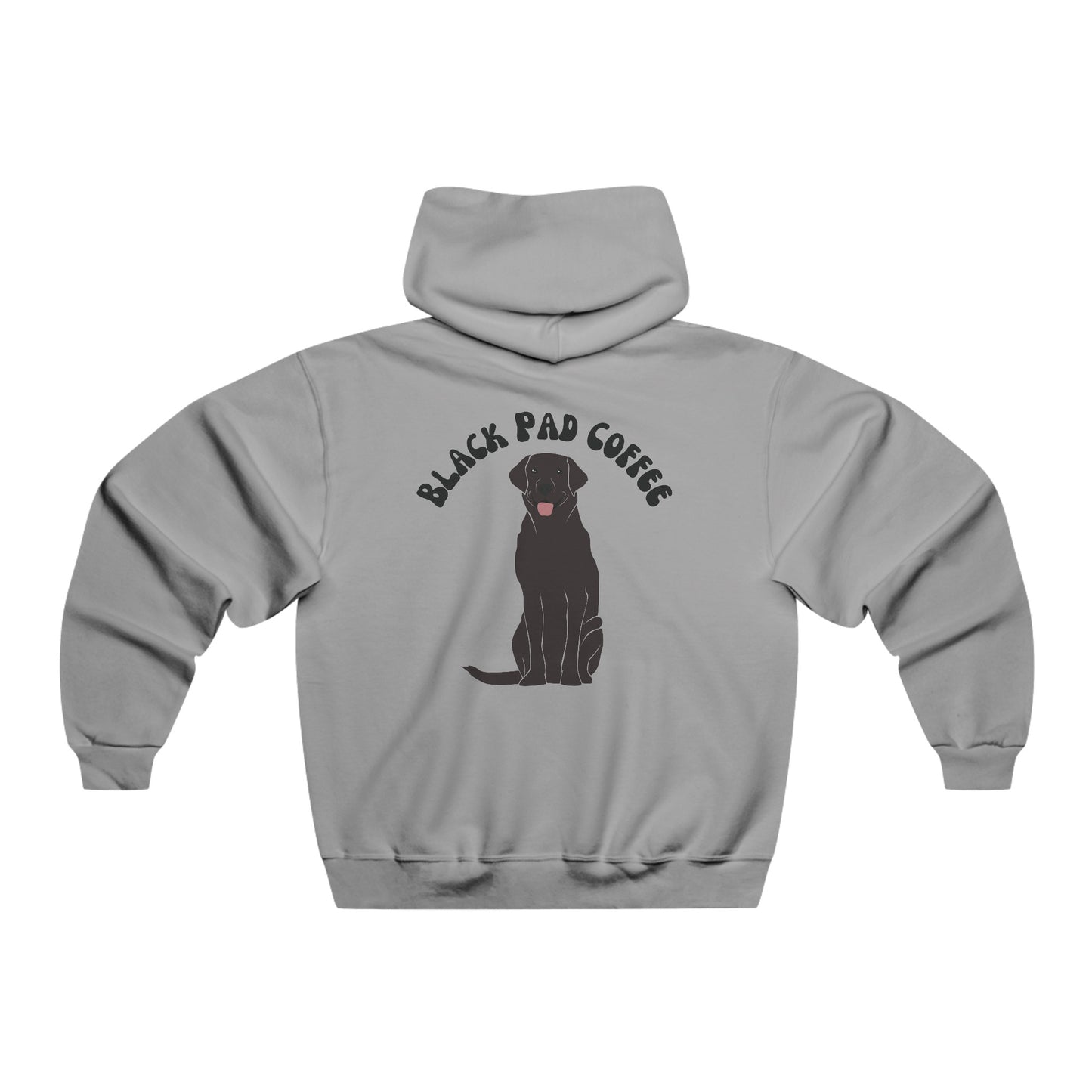 Hooded Black Dog Sweatshirt