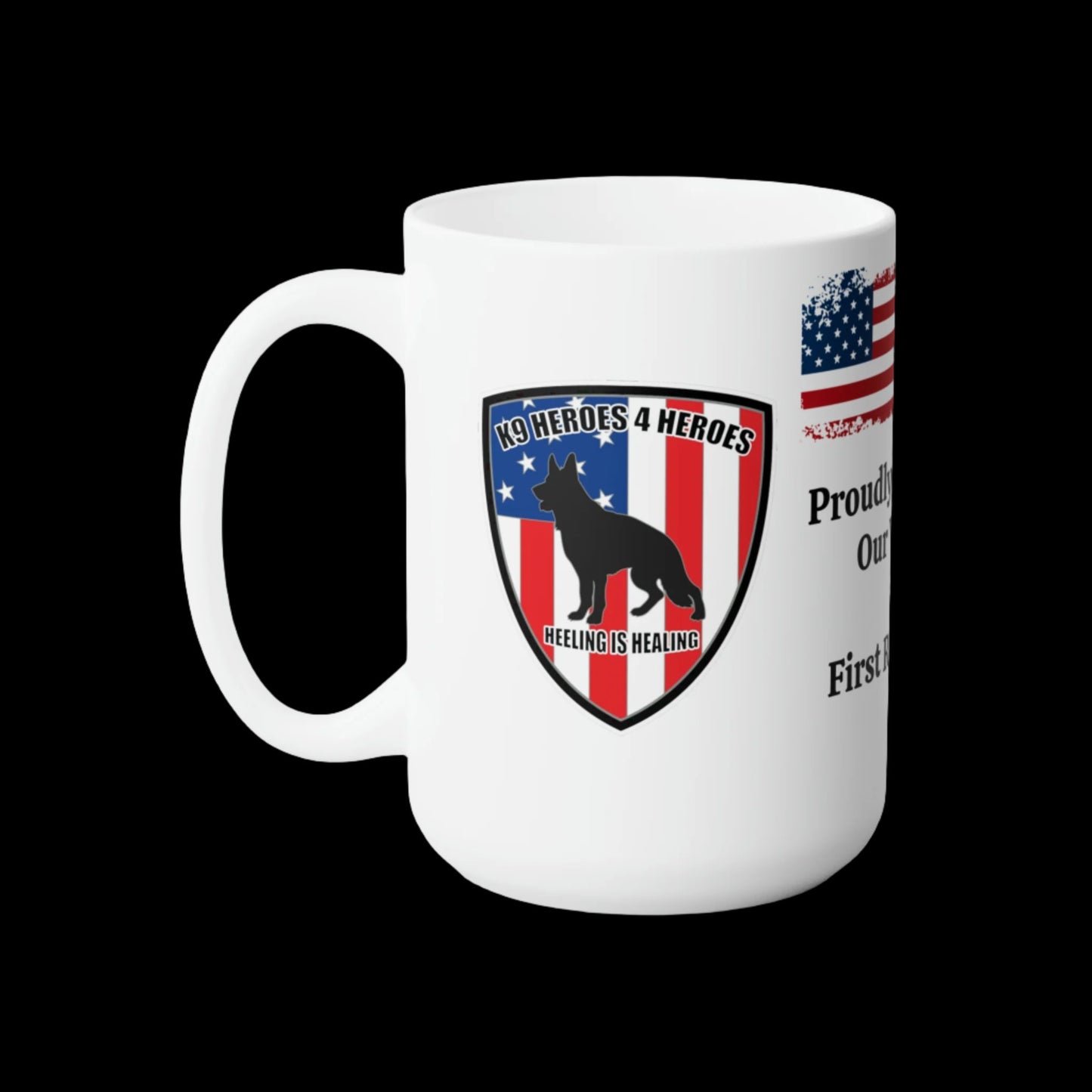 K9 Heroes 4 Heroes Mug 15oz