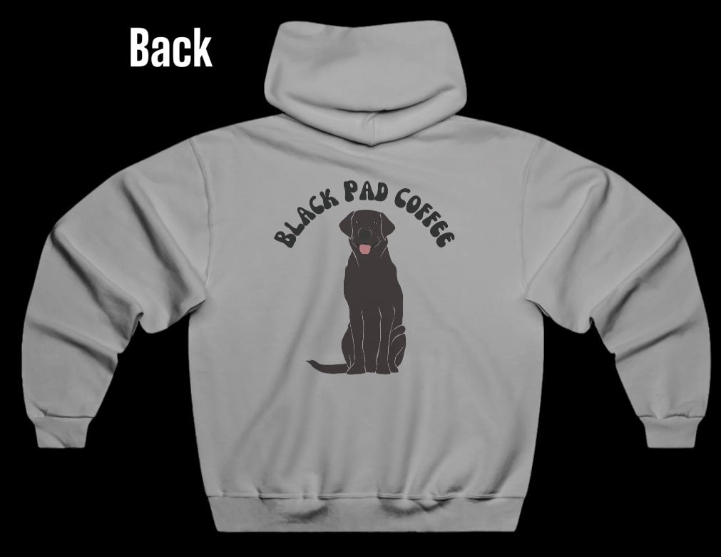 Hooded Black Dog Sweatshirt